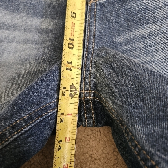 BDG Blue High Rise Jeans with Vintage Fading and Straight Leg - Picture 11 of 12